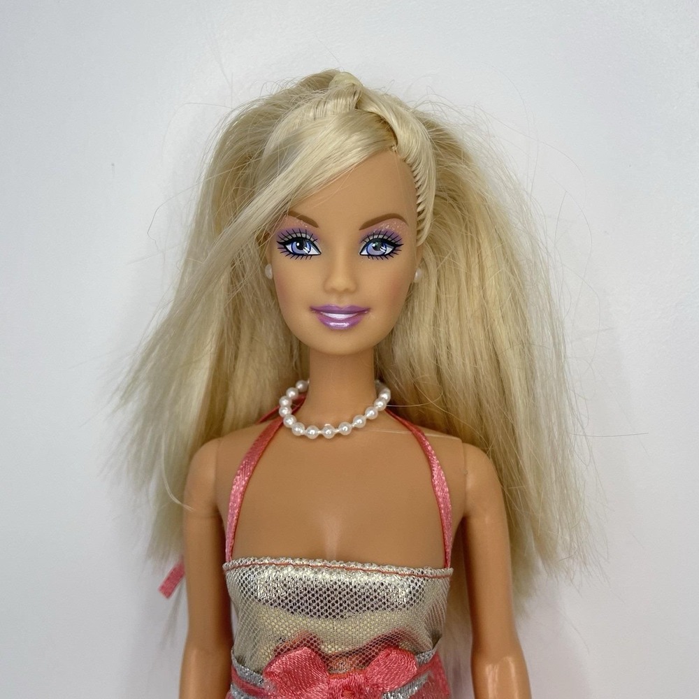 Happy Birthday Talking Barbie Personalized Y2K 2005 Blonde Erika Erica Works